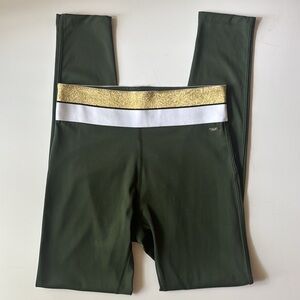 PINK Victorias Secret High Waist 7/8 Ankle Legging Green Buttery Soft